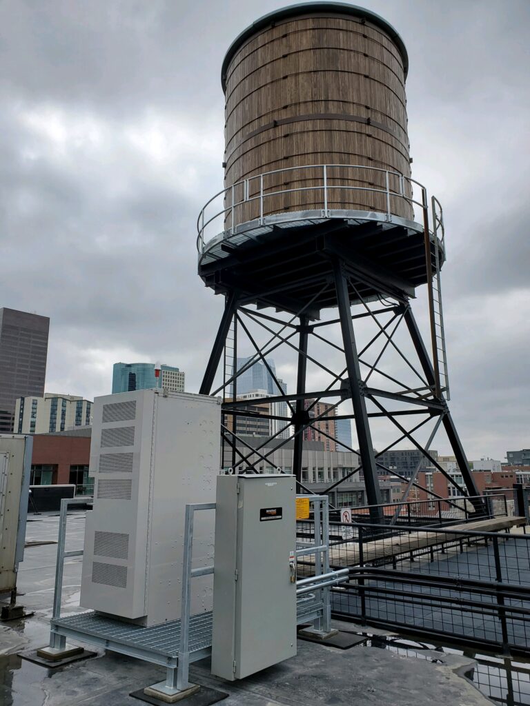 Concealment water tank cell tower macro site Denver Colorado